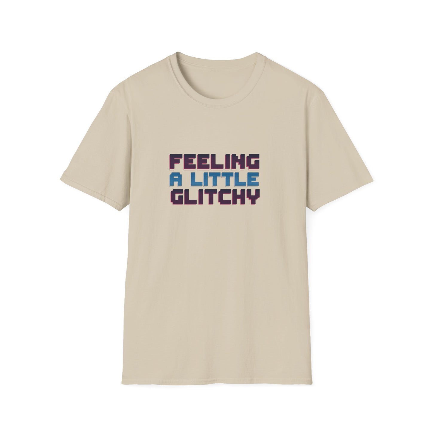 Feeling a Little Glitchy Blocks T-shirt