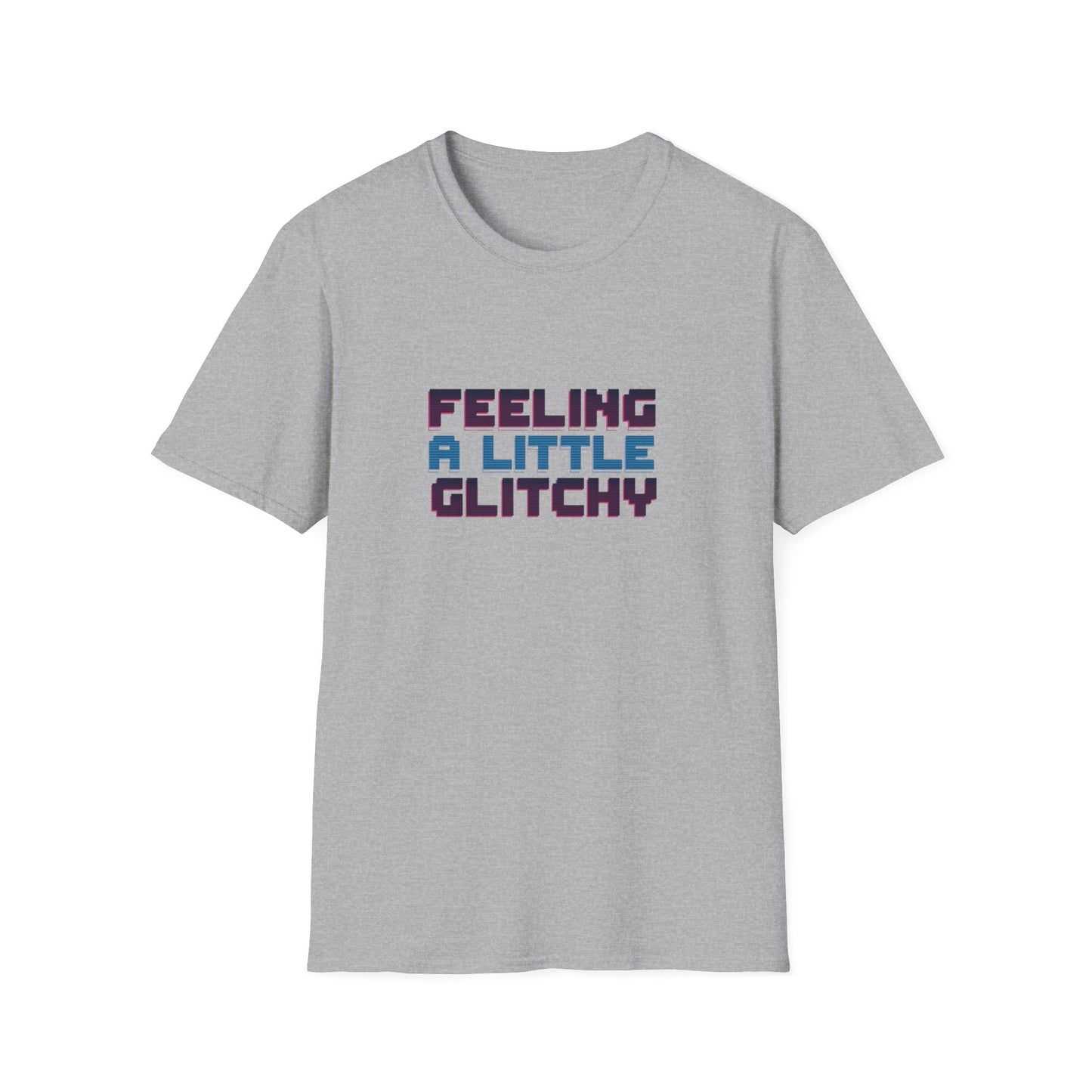 Feeling a Little Glitchy Blocks T-shirt