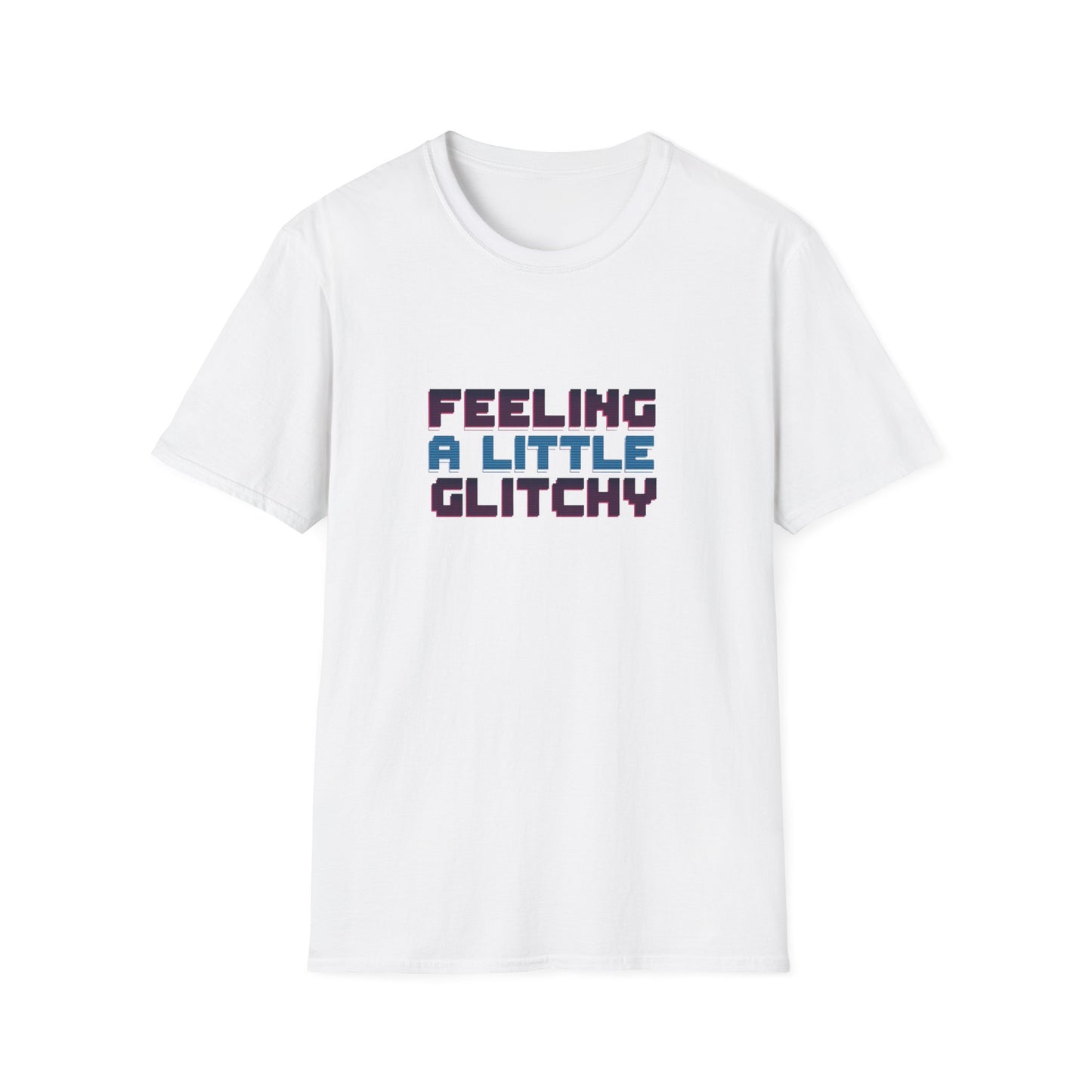 Feeling a Little Glitchy Blocks T-shirt