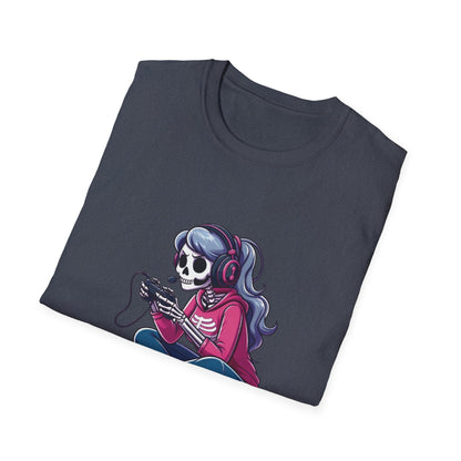 Skeleton Gamer Girl T-shirt