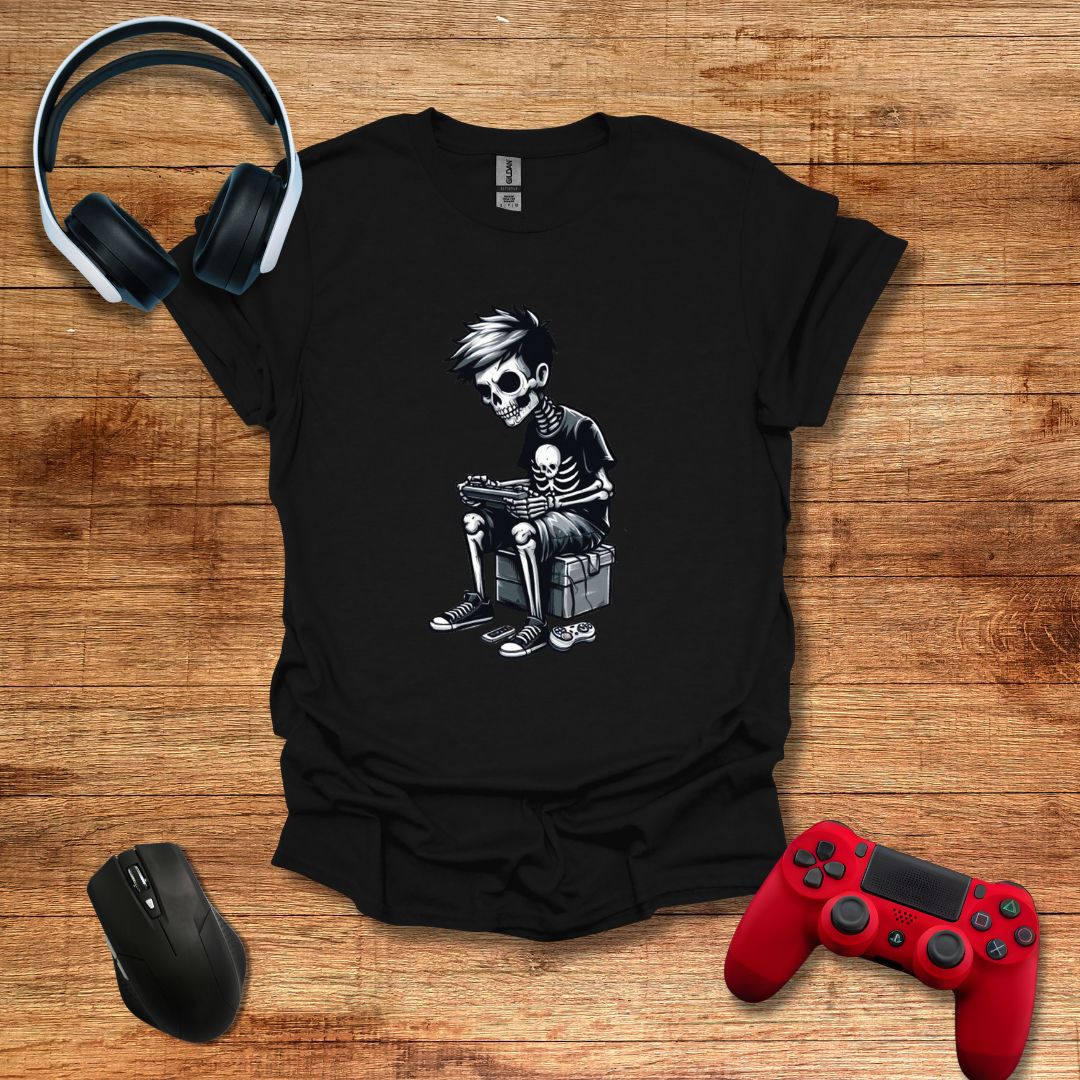 Skeleton Gamer Boy T-shirt