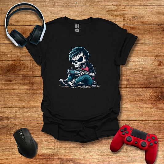 Cracked Skeleton Gamer T-shirt