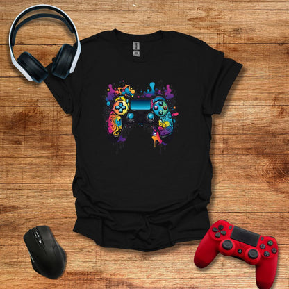 Bright Watercolor Controller T-shirt