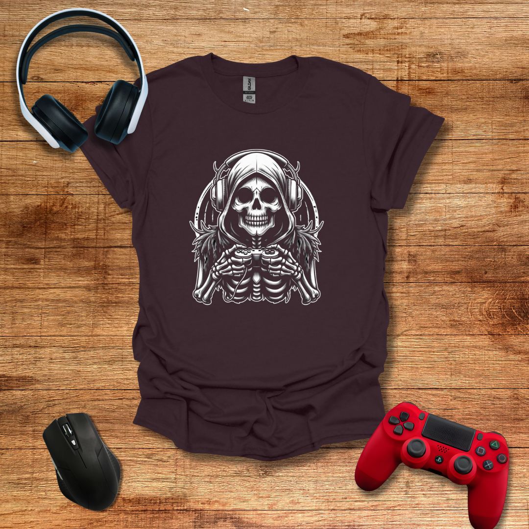 Ghost Skeleton Gamer T-shirt