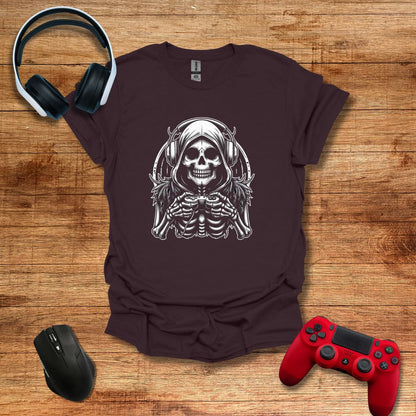 Ghost Skeleton Gamer T-shirt