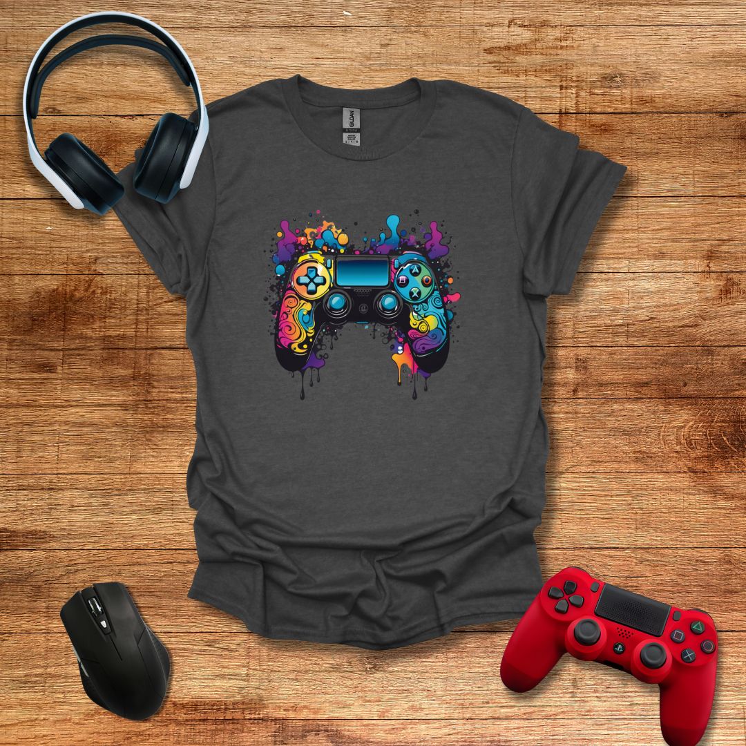 Bright Watercolor Controller T-shirt