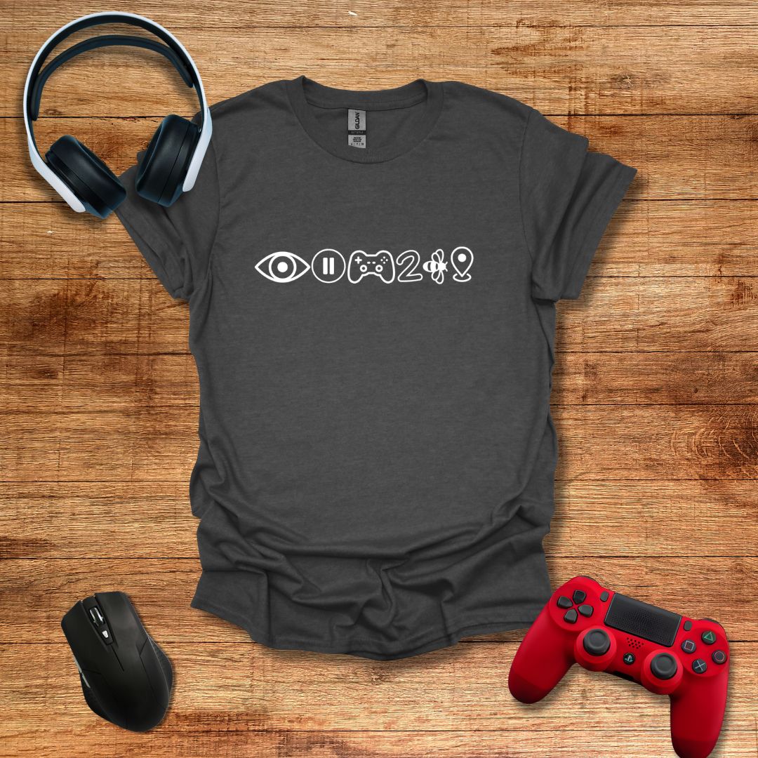 Paused My Game Icons T-shirt