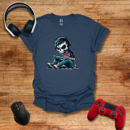 Cracked Skeleton Gamer T-shirt