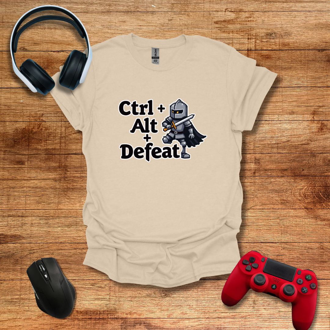 Ctrl Alt Defeat Knight T-shirt