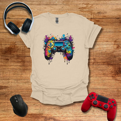 Bright Watercolor Controller T-shirt