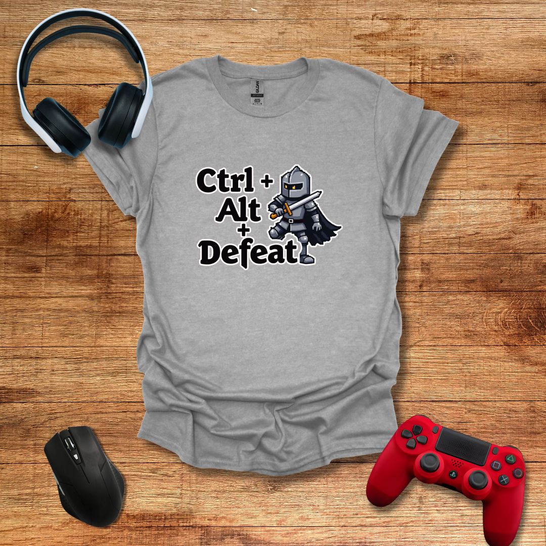 Ctrl Alt Defeat Knight T-shirt