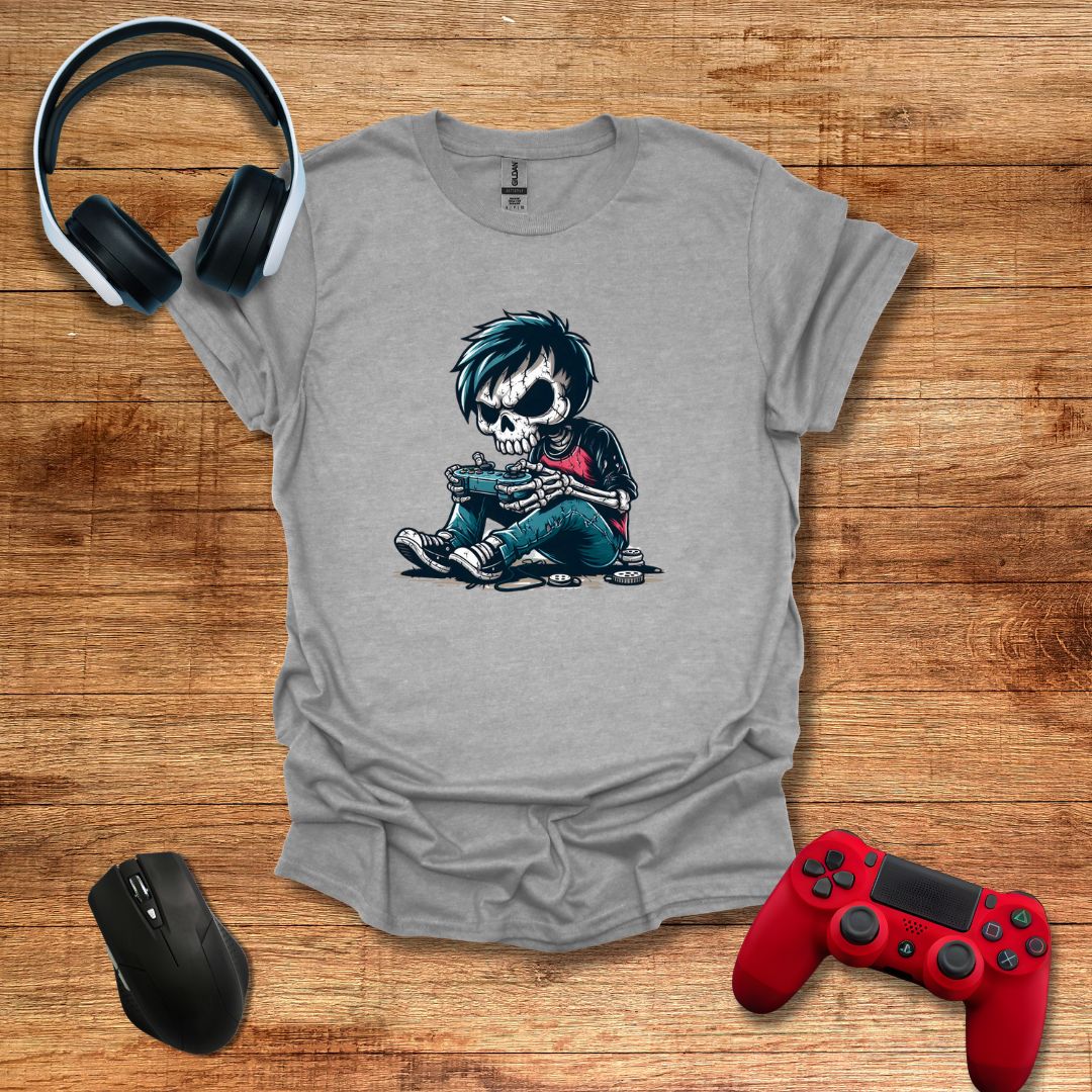 Cracked Skeleton Gamer T-shirt