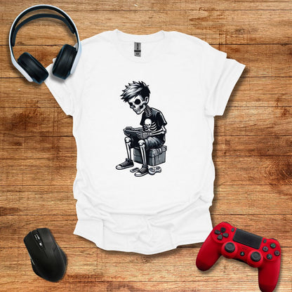 Skeleton Gamer Boy T-shirt