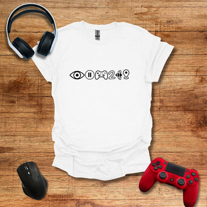 Paused My Game Icons T-shirt