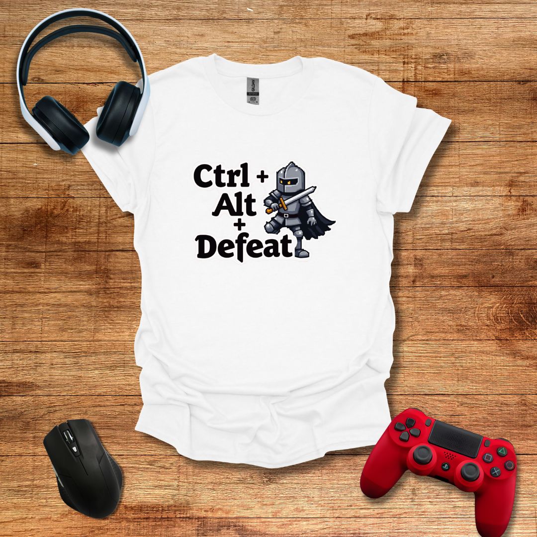 Ctrl Alt Defeat Knight T-shirt