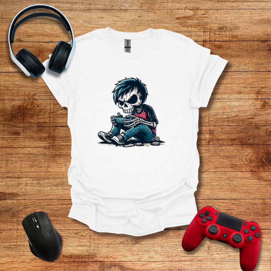 Cracked Skeleton Gamer T-shirt