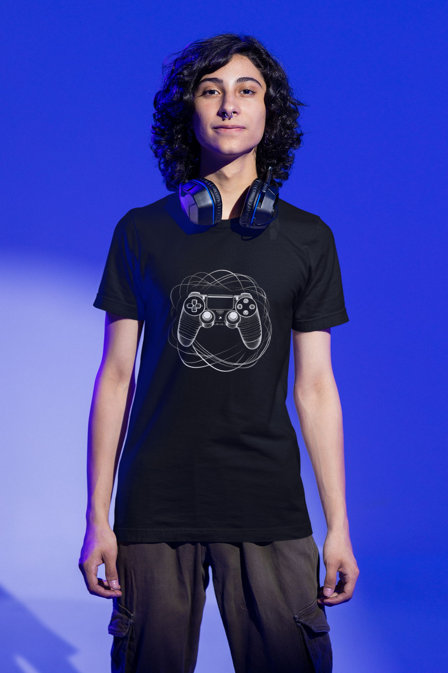 Line Art Controller T-shirt